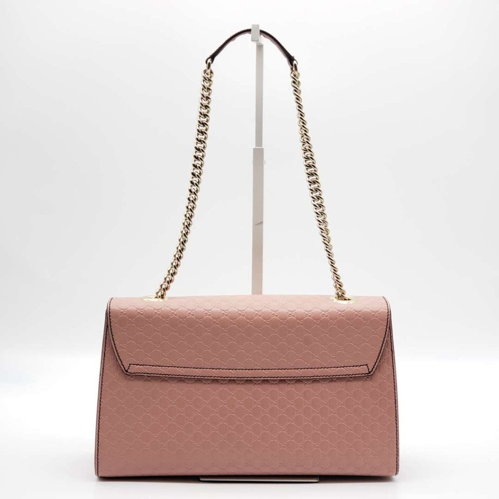 Authentic Gucci Emily Medium Leather Shoulder Bag - Picture 3 of 15